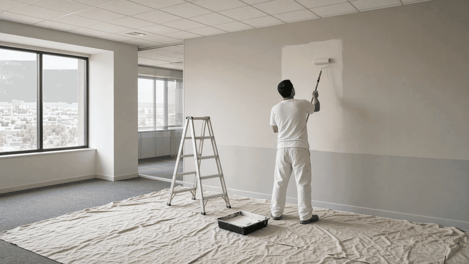 Commercial painters in Burnaby.