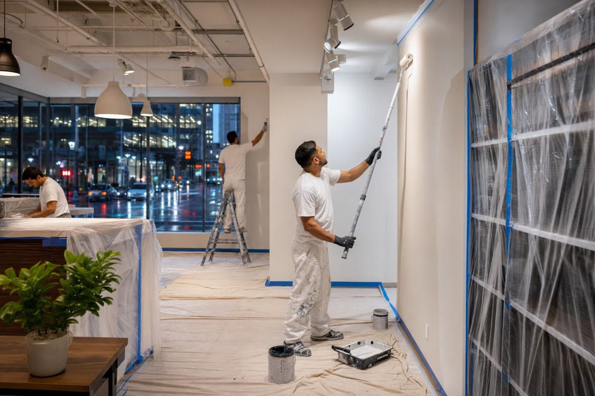 Commercial Painting in Vancouver: Planning Around Business Hours