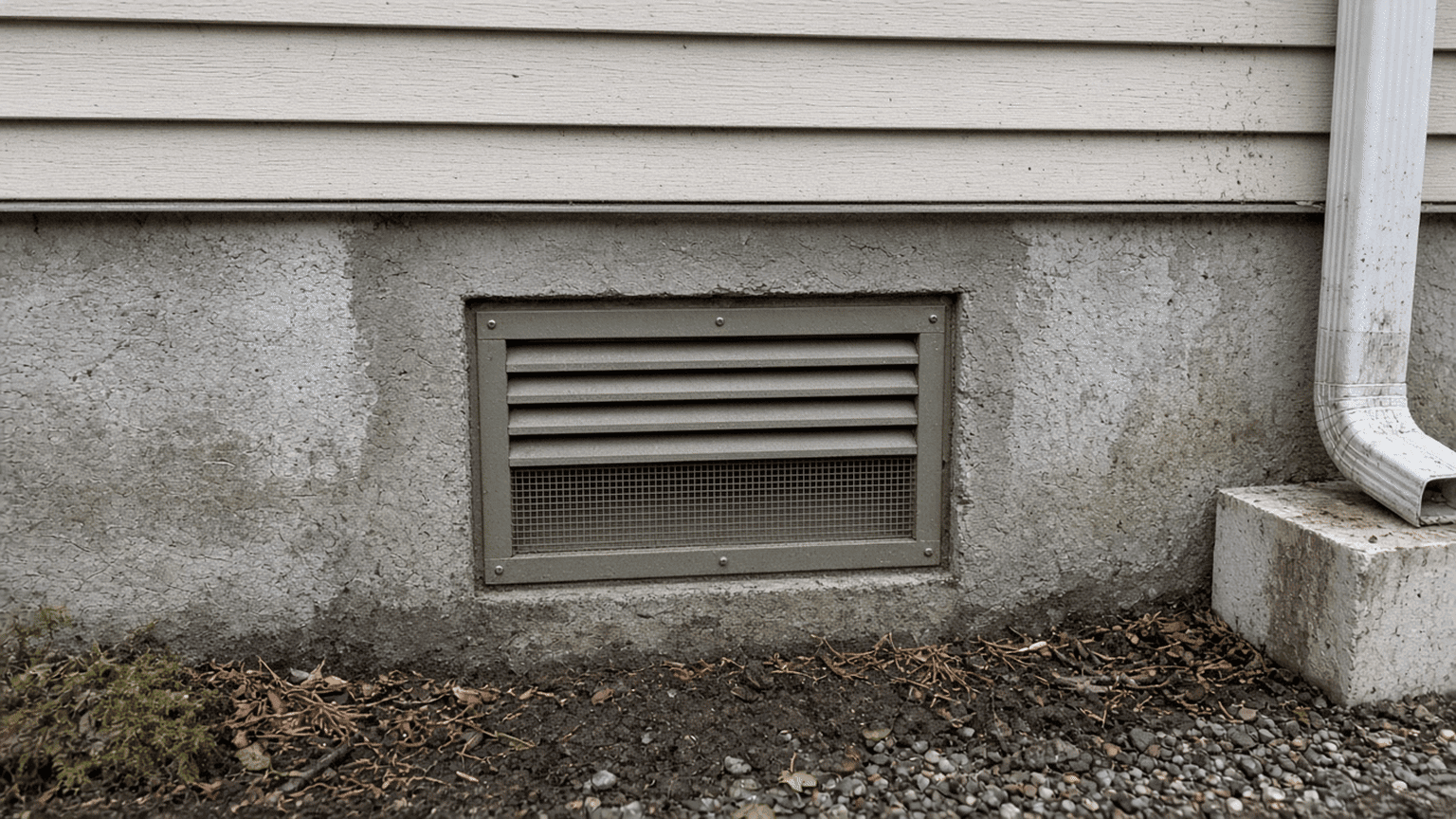 Crawl-Space Foundation-Vent Painting in Vancouver