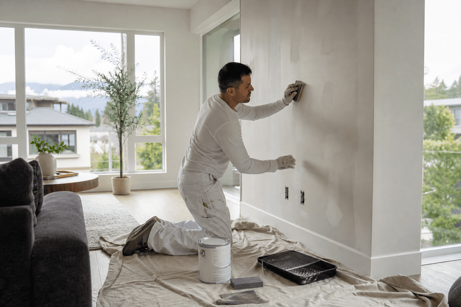 Drywall Repair Before Painting in Vancouver: Patching, Primer, and Skim Coating