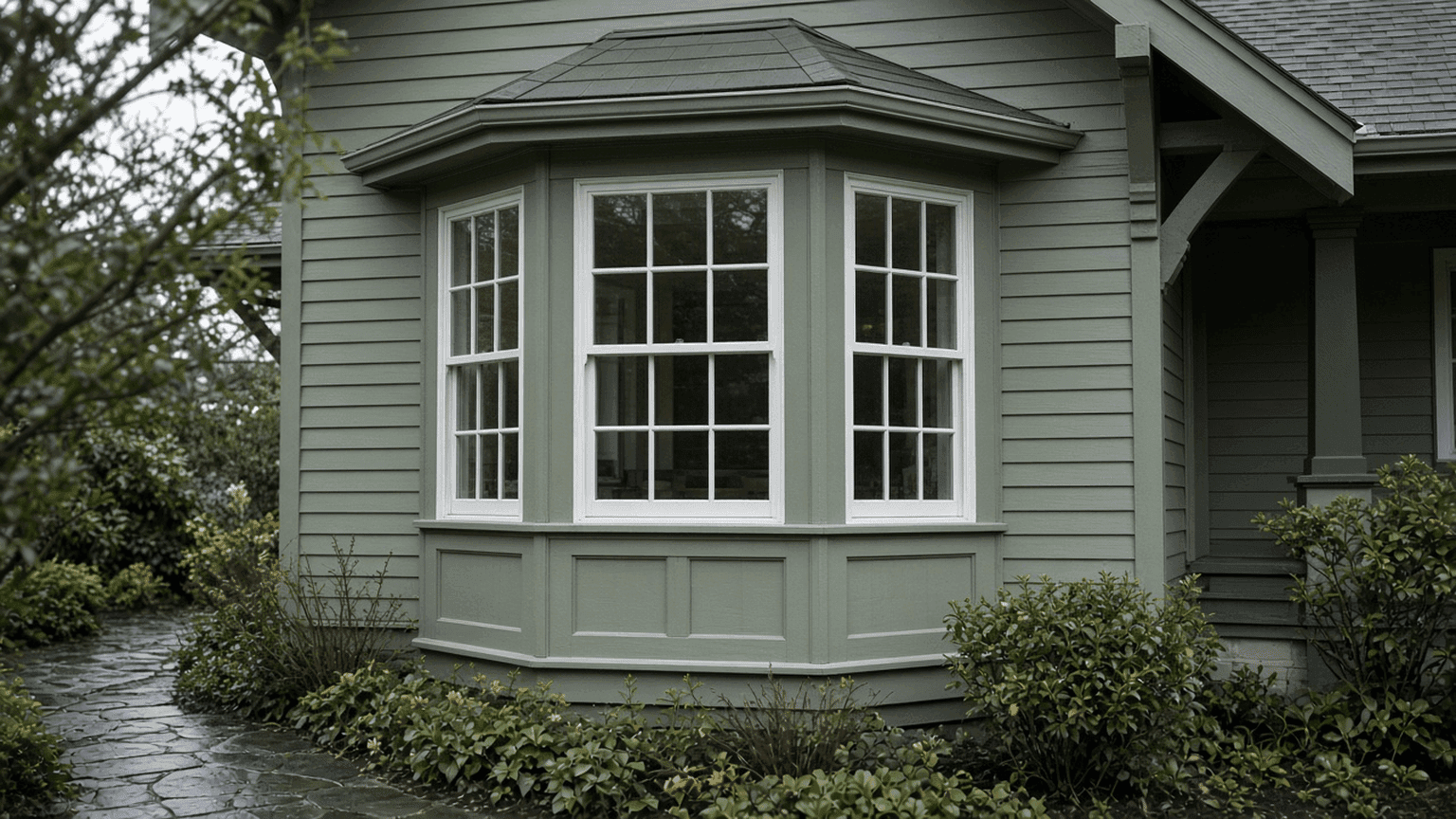 Bay and Bow Window Painting in Vancouver