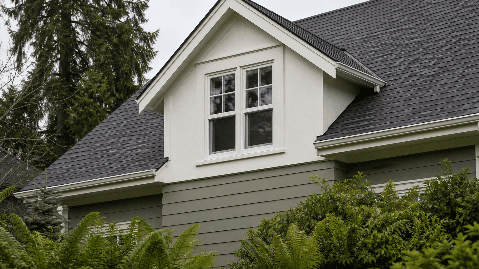 Exterior Dormer Painting in Vancouver