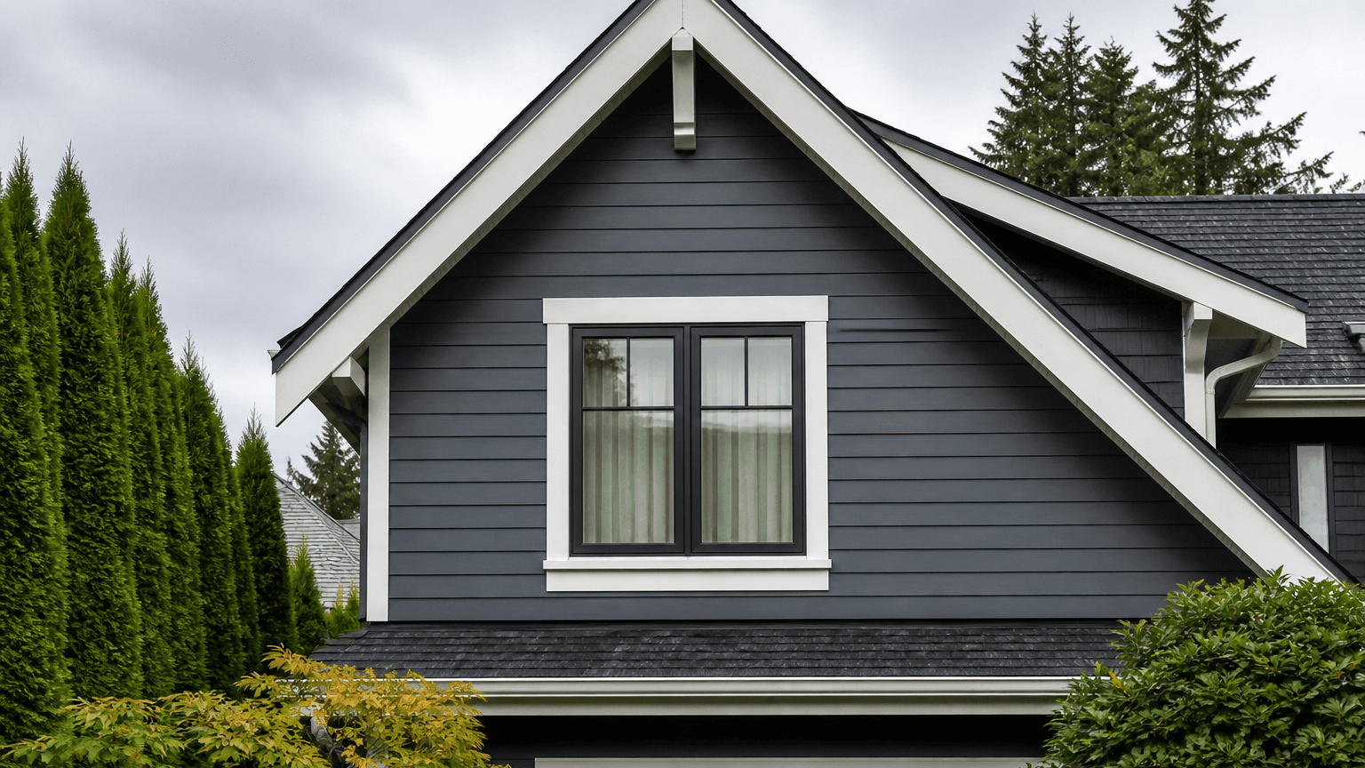 Exterior Gable-End Painting in Vancouver