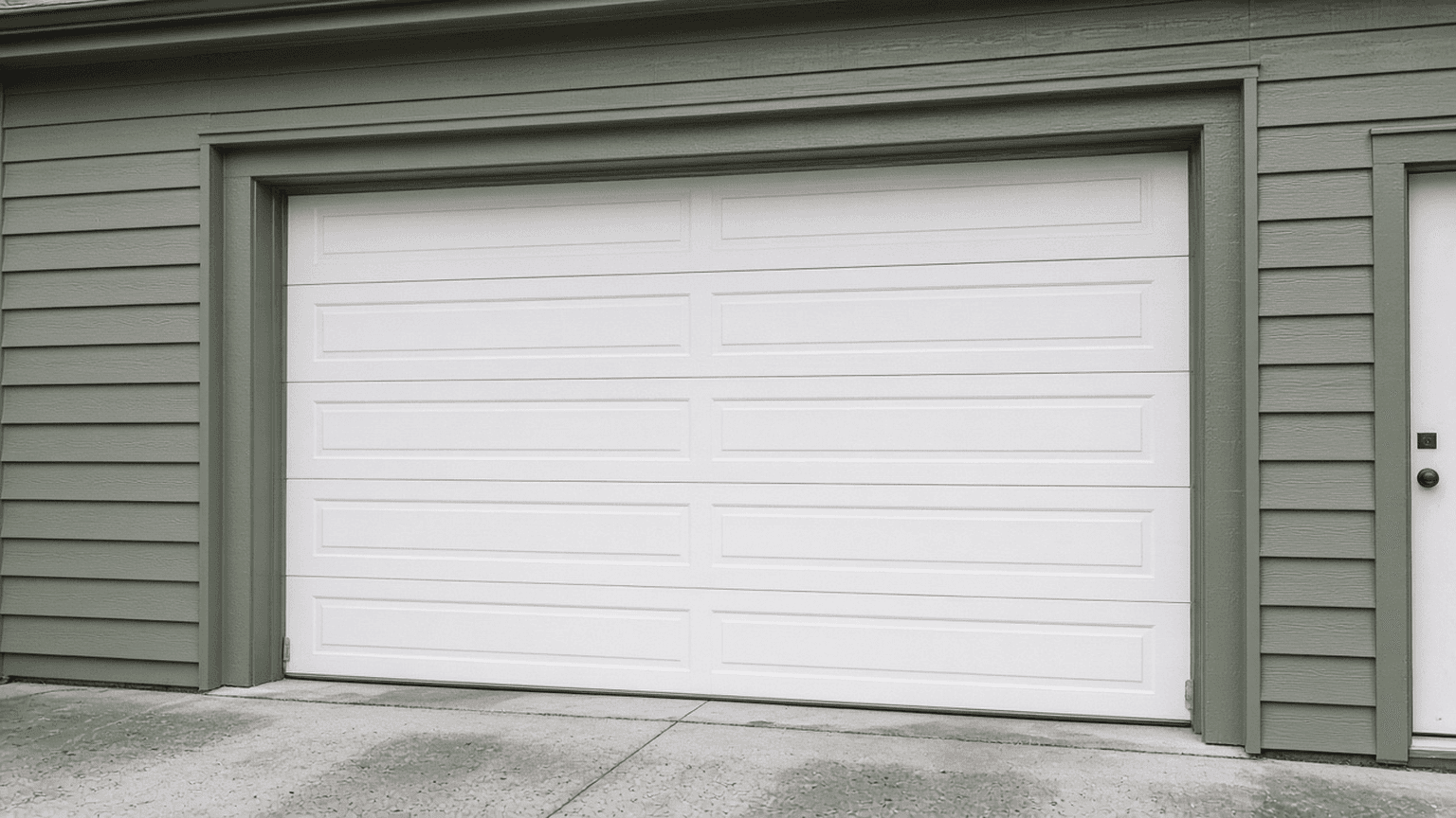 Garage-Door Surround Painting in Vancouver