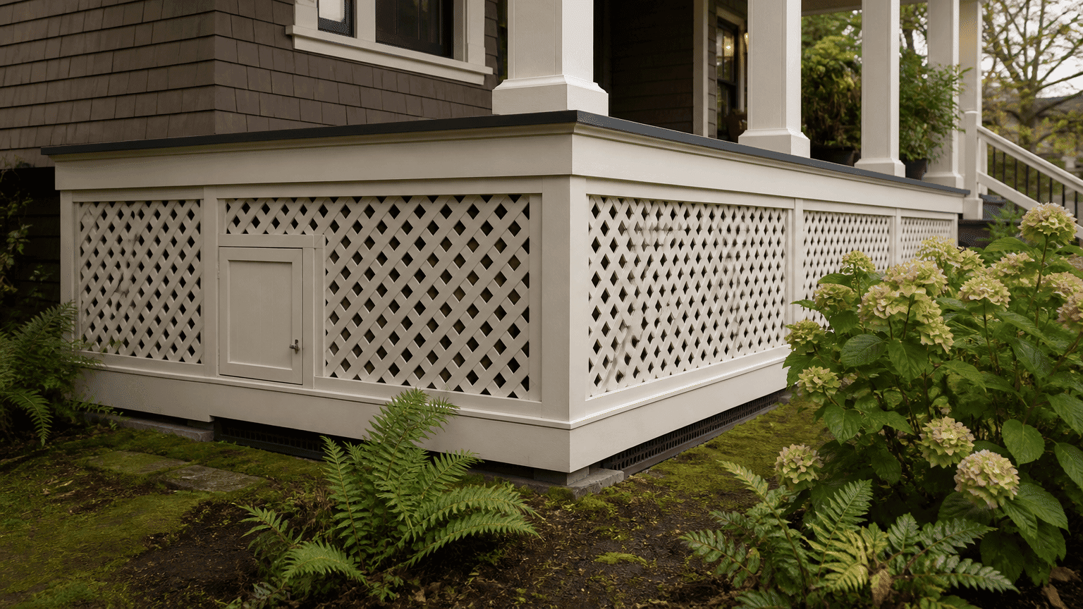 Exterior Lattice and Skirting Painting in Vancouver
