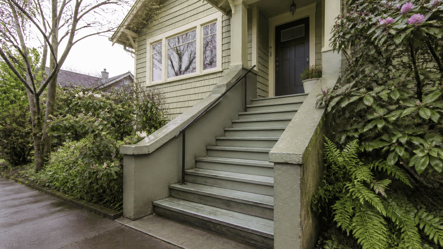 Exterior Stair and Front-Step Painting in Vancouver