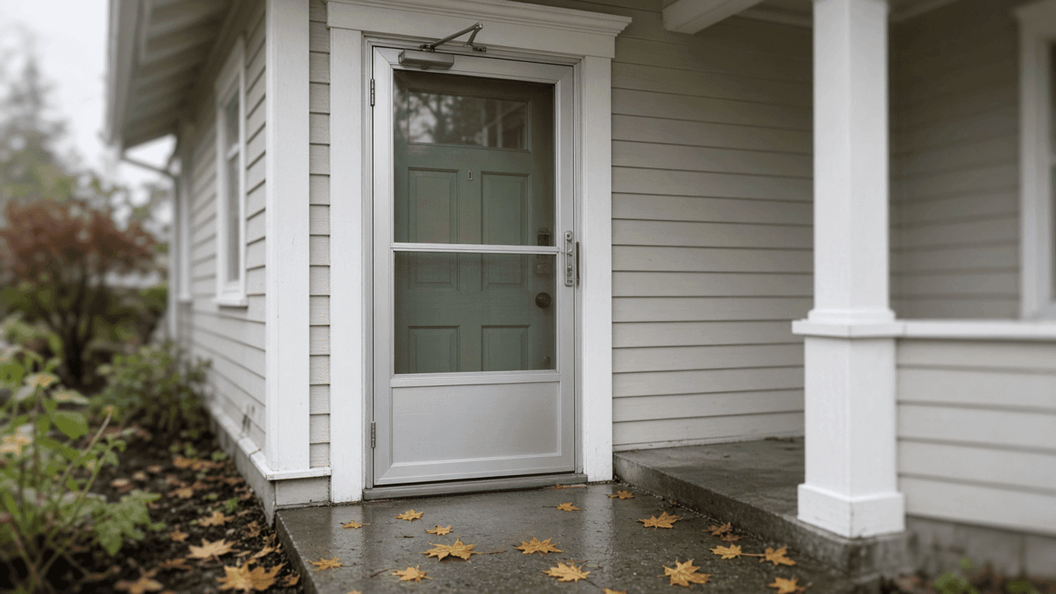 Storm Door Painting in Vancouver