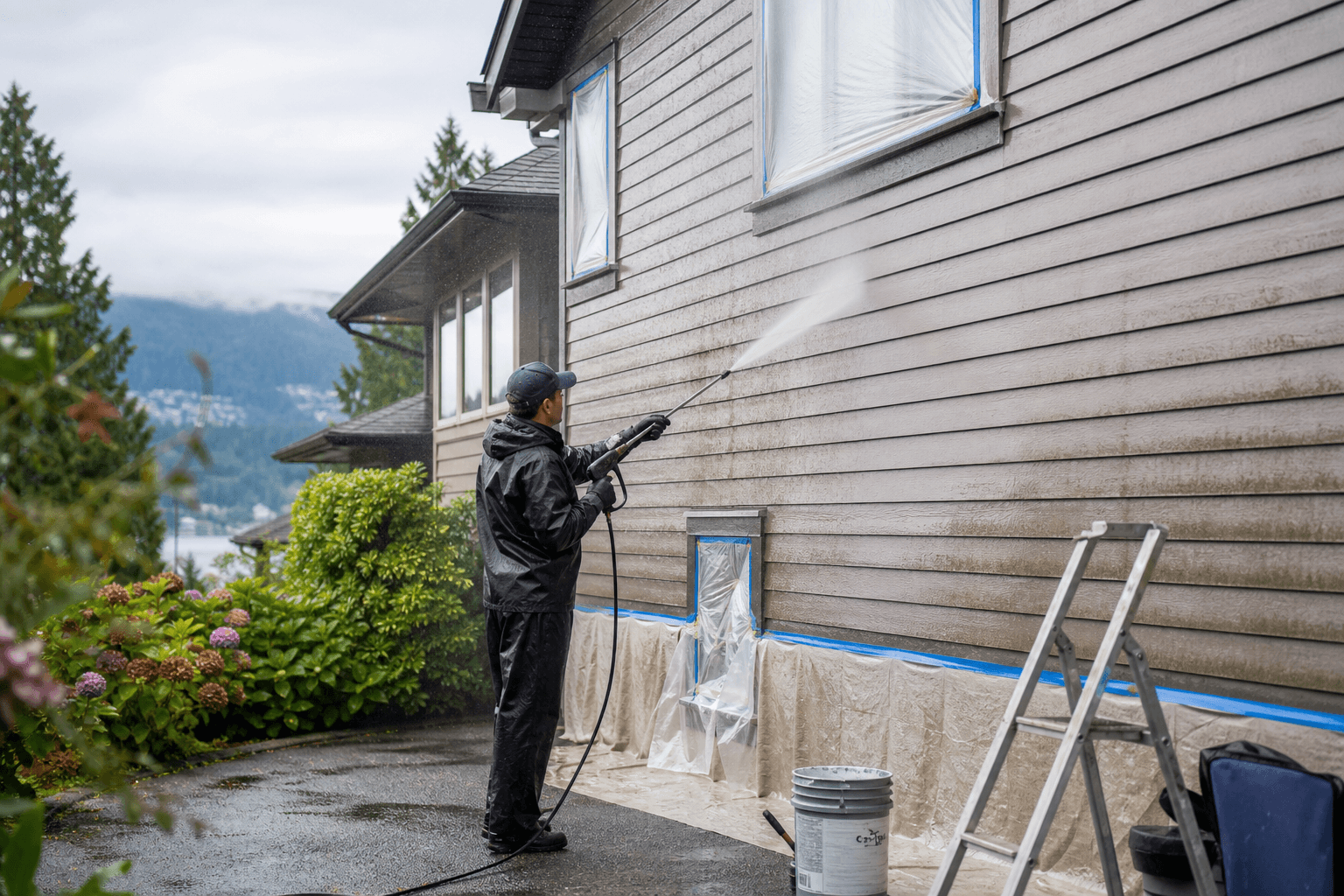 Should You Pressure Wash Before Exterior Painting in Vancouver?