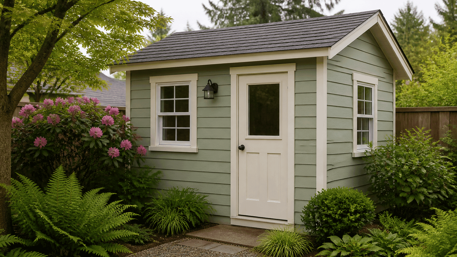 Garden Shed Painting in Vancouver