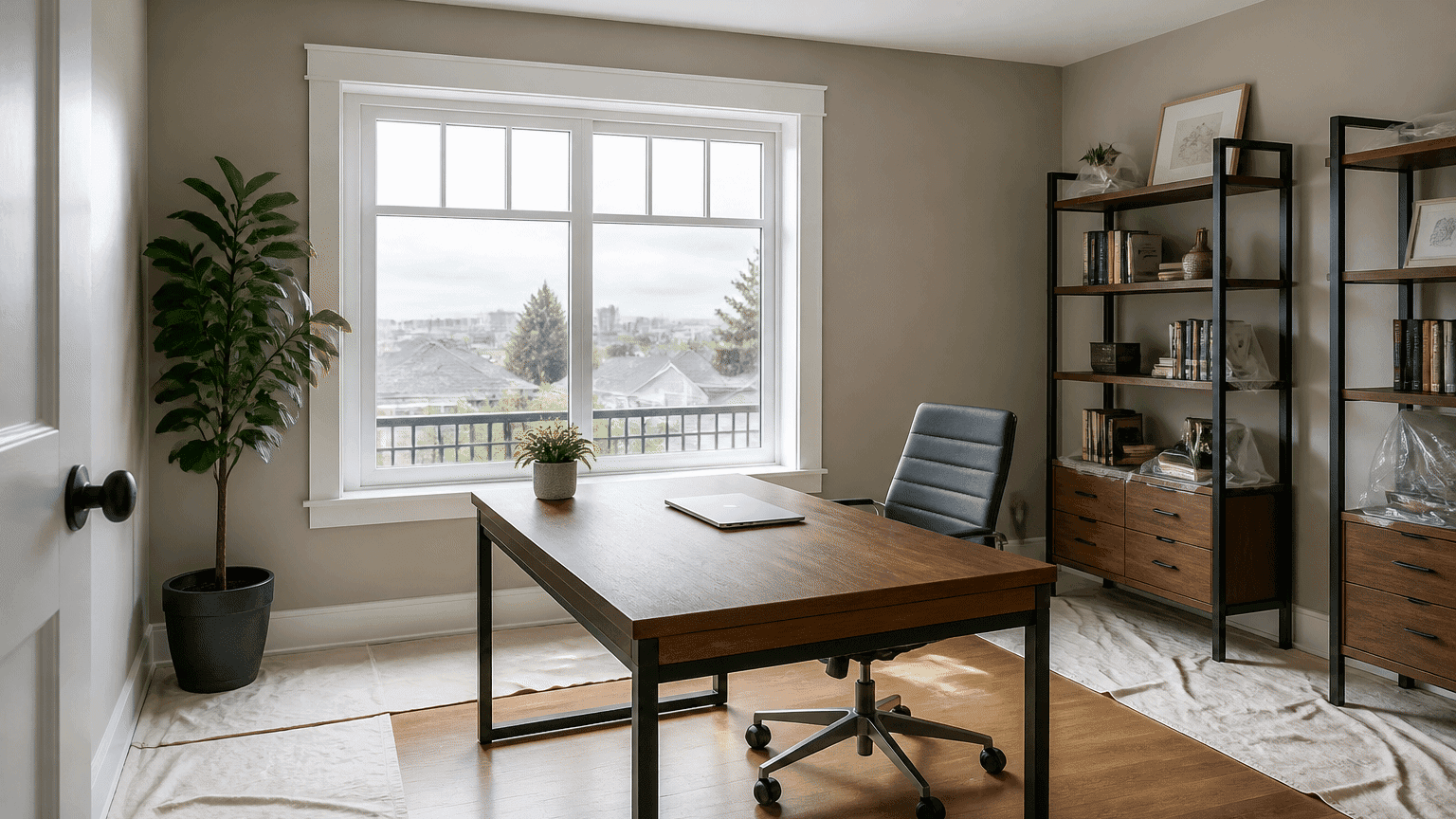 Home Office Painting in Vancouver