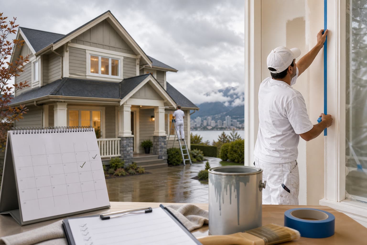 How Long Does House Painting Take in Vancouver?