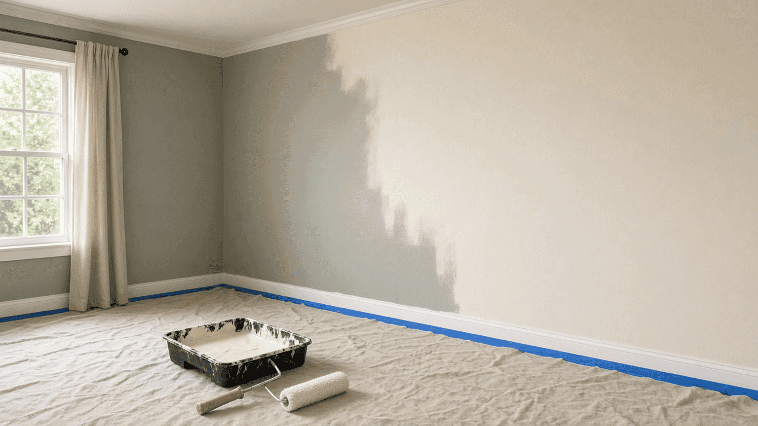 Interior painting in Coquitlam.