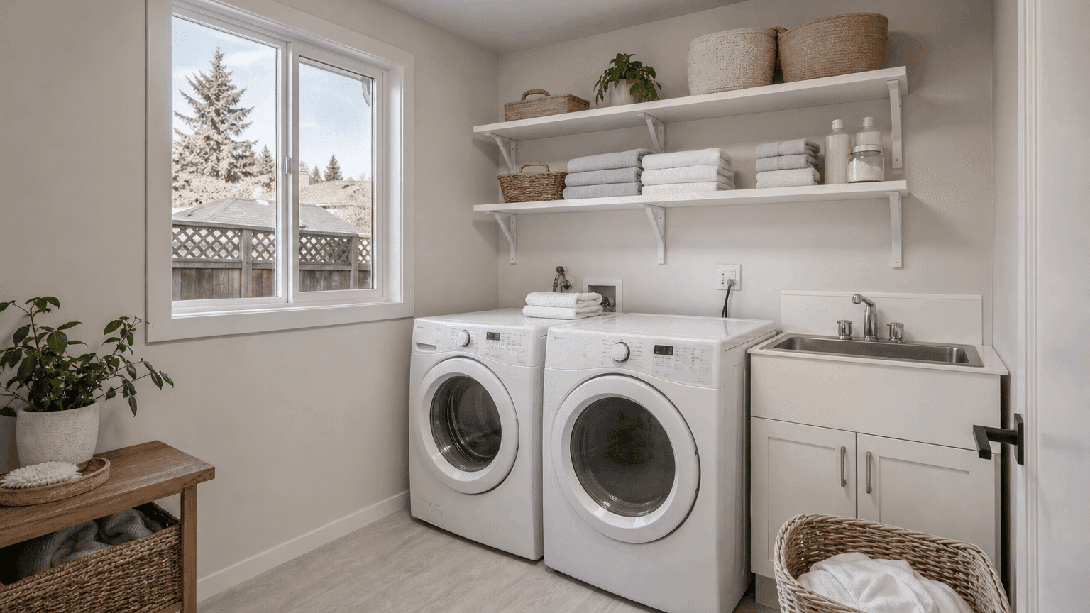Laundry Room Painting in Vancouver