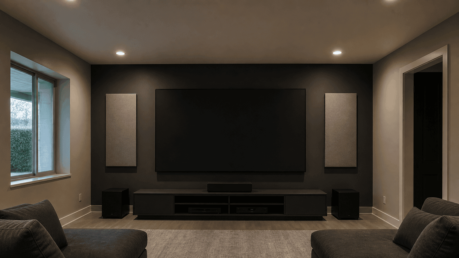 Media Room & Home Theatre Painting in Vancouver