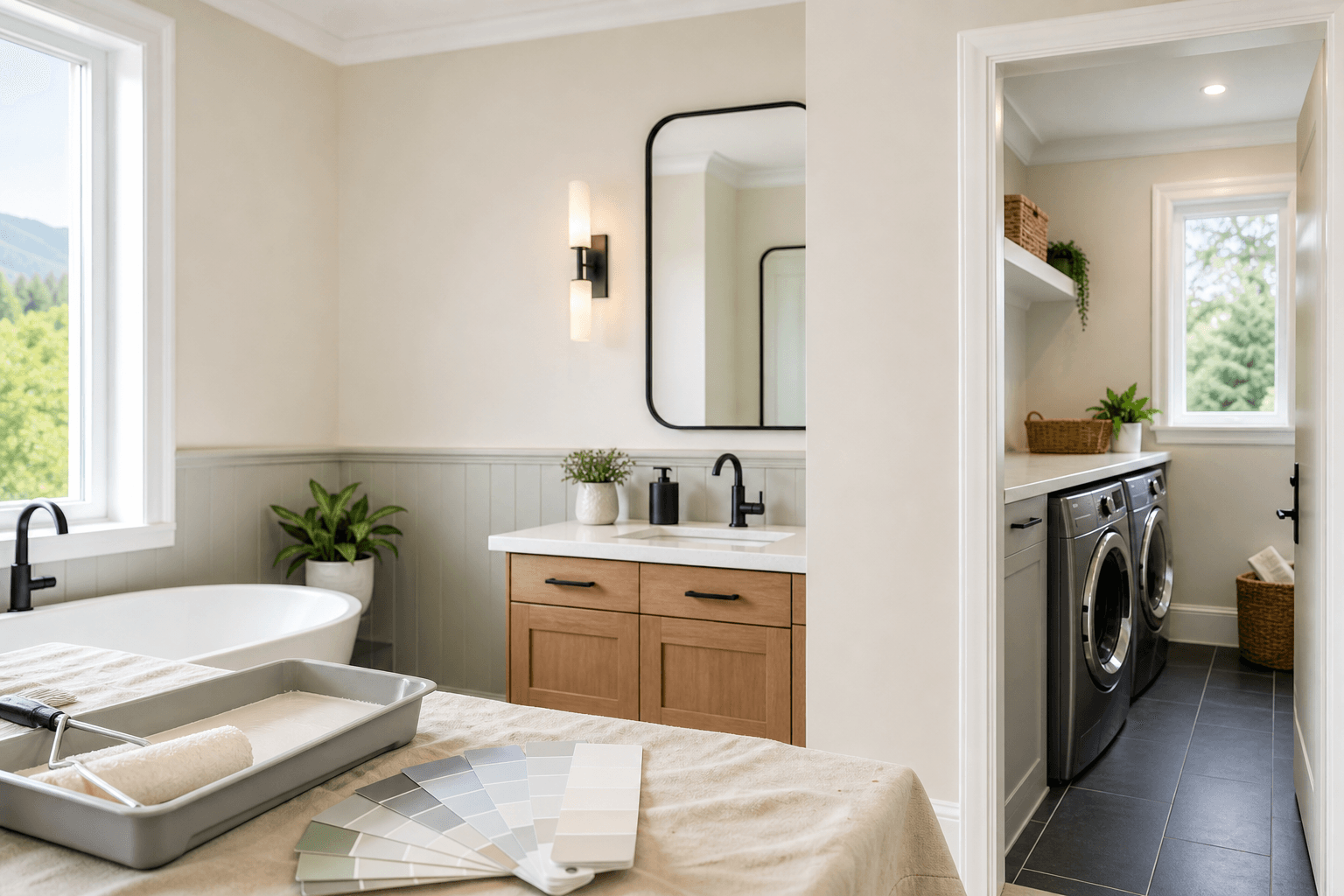 Moisture-Resistant Interior Paint for Vancouver Bathrooms, Kitchens, and Basements