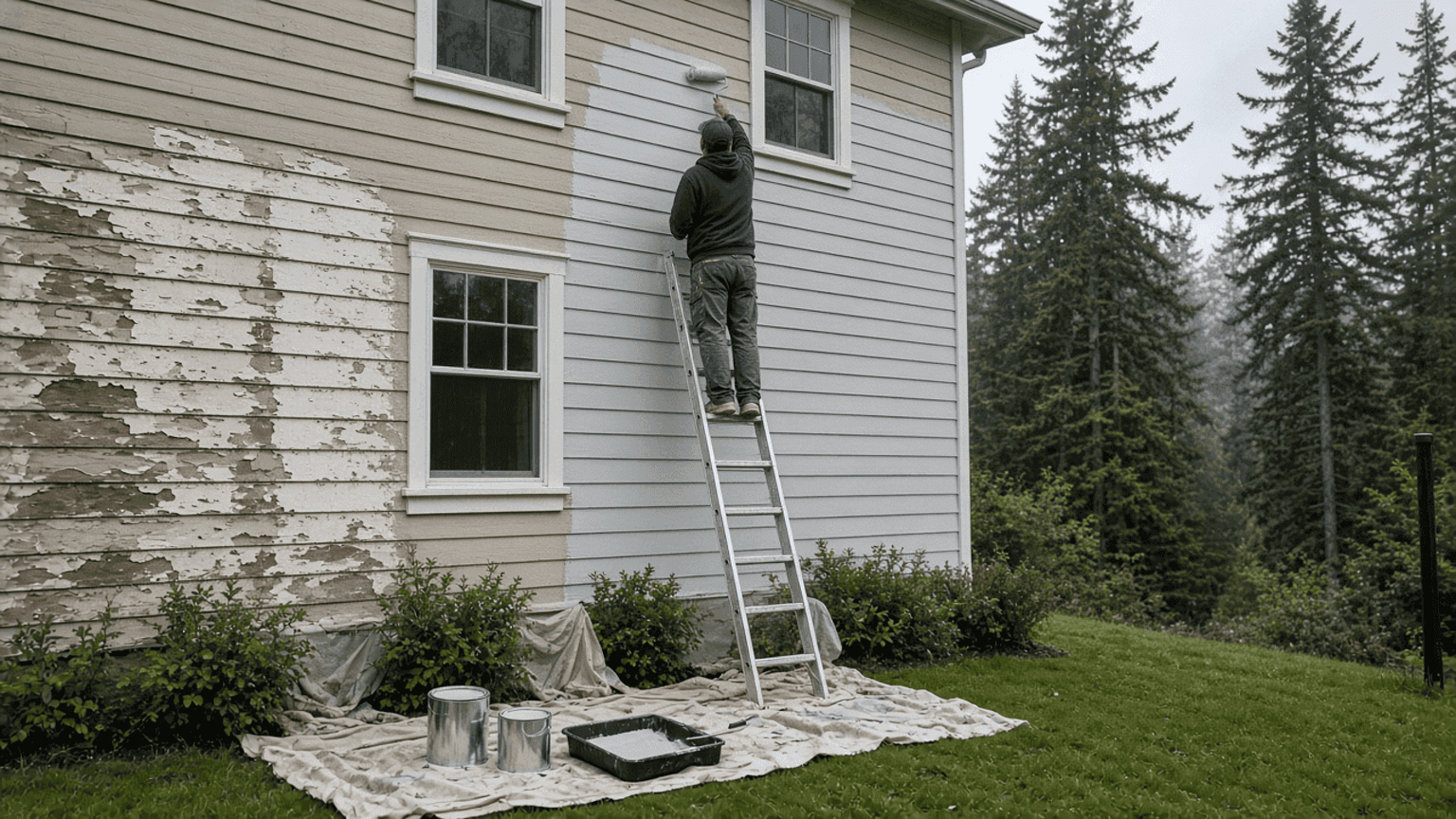 North Vancouver exterior painting.