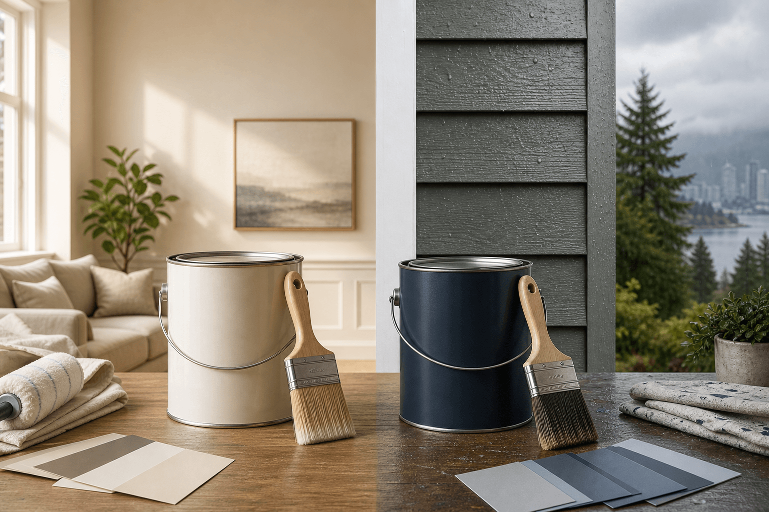 Interior vs. Exterior Paint: What's the Difference?