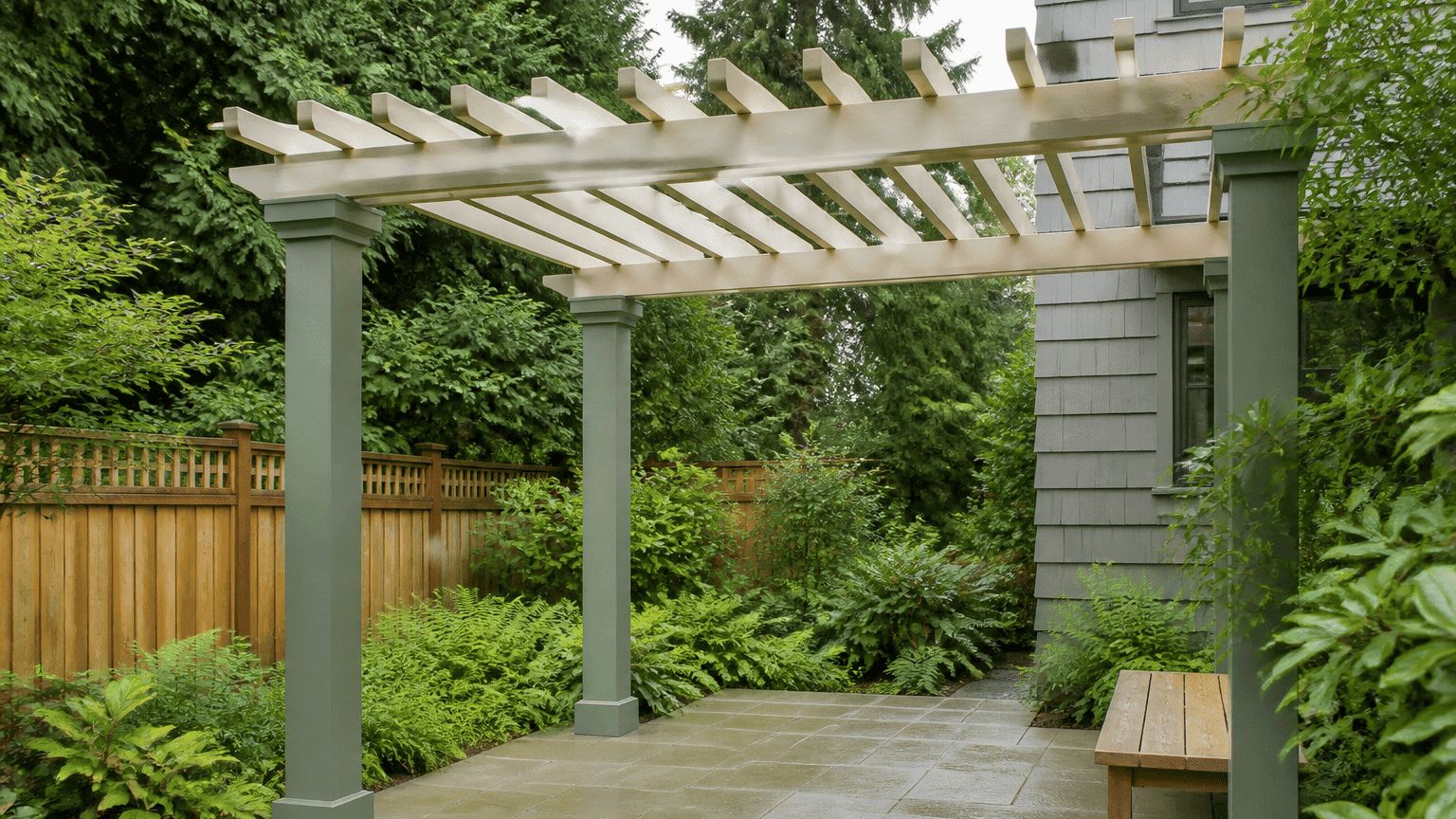 Pergola and Gazebo Painting in Vancouver