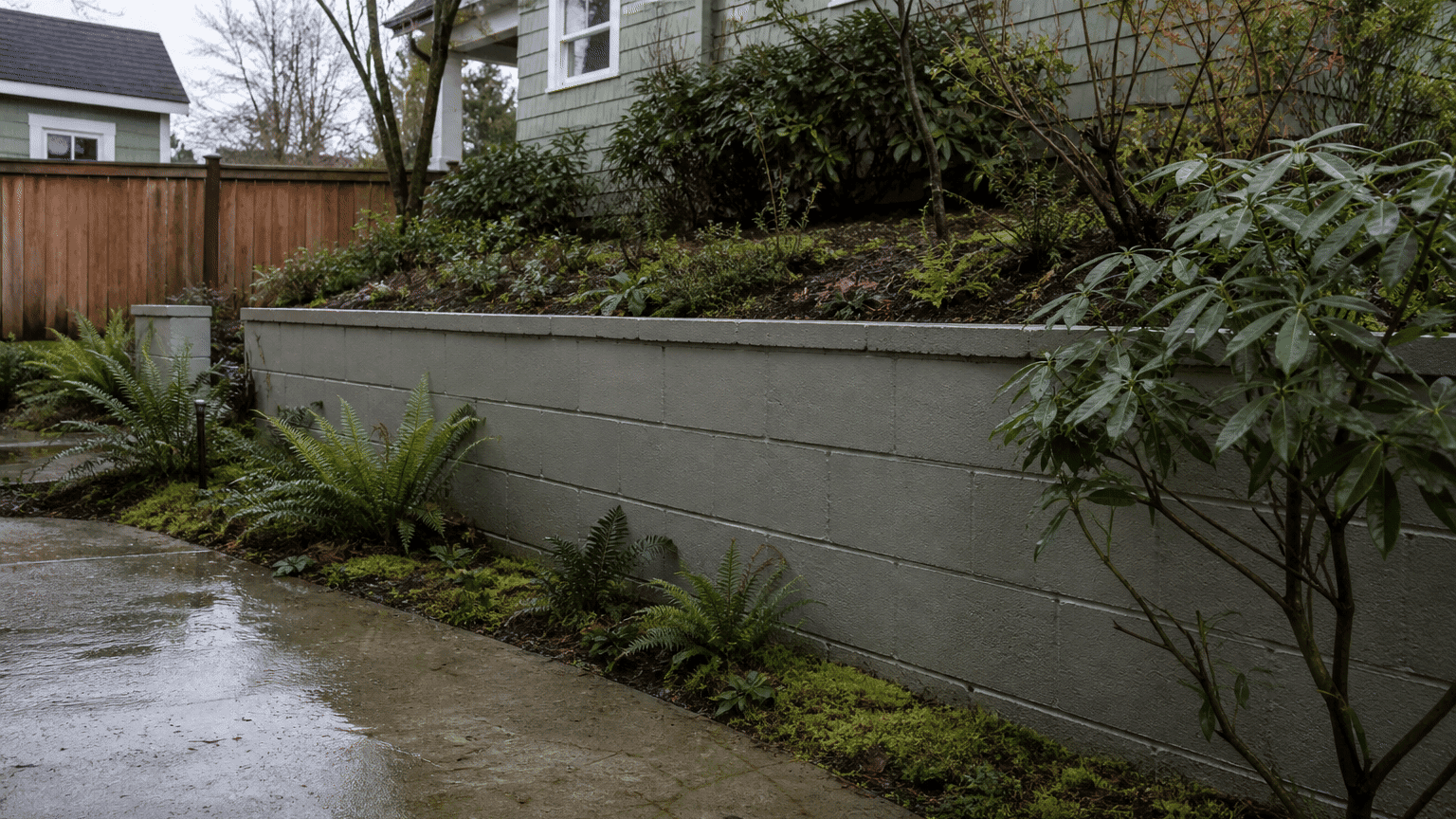 Retaining Wall and Garden Wall Painting in Vancouver