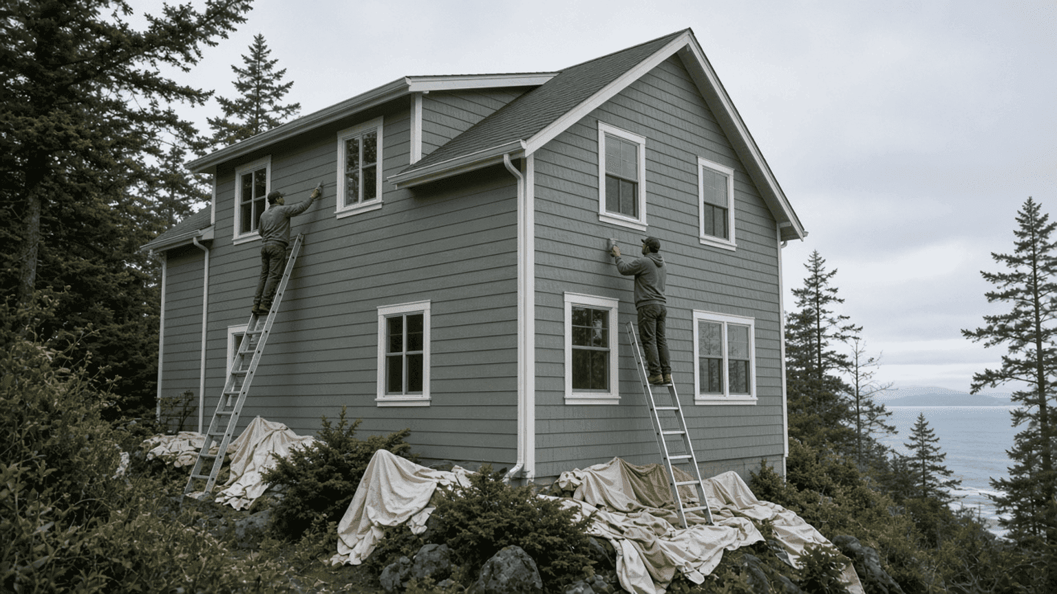 West Vancouver exterior painters.