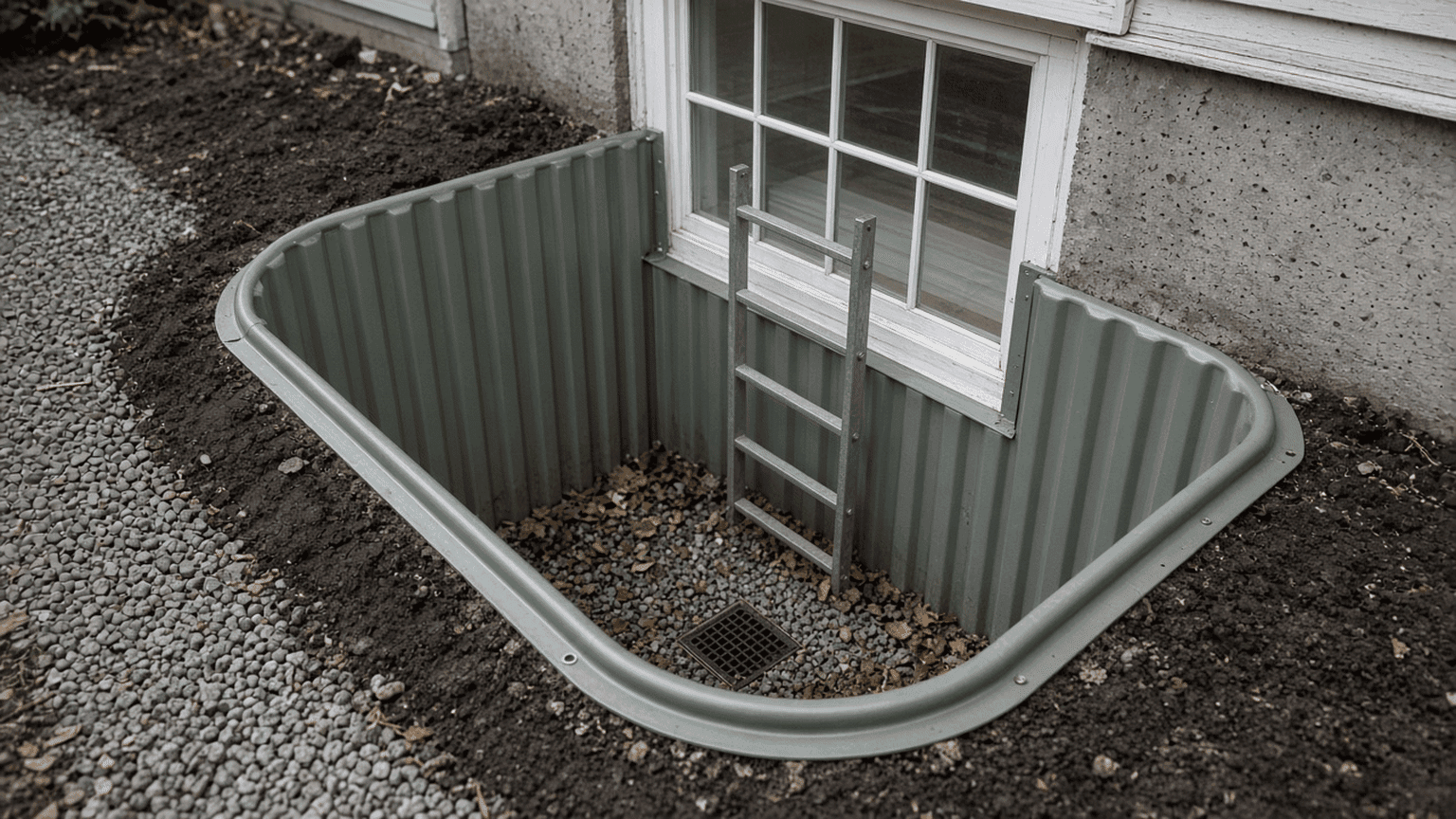 Window-Well Liner Painting in Vancouver