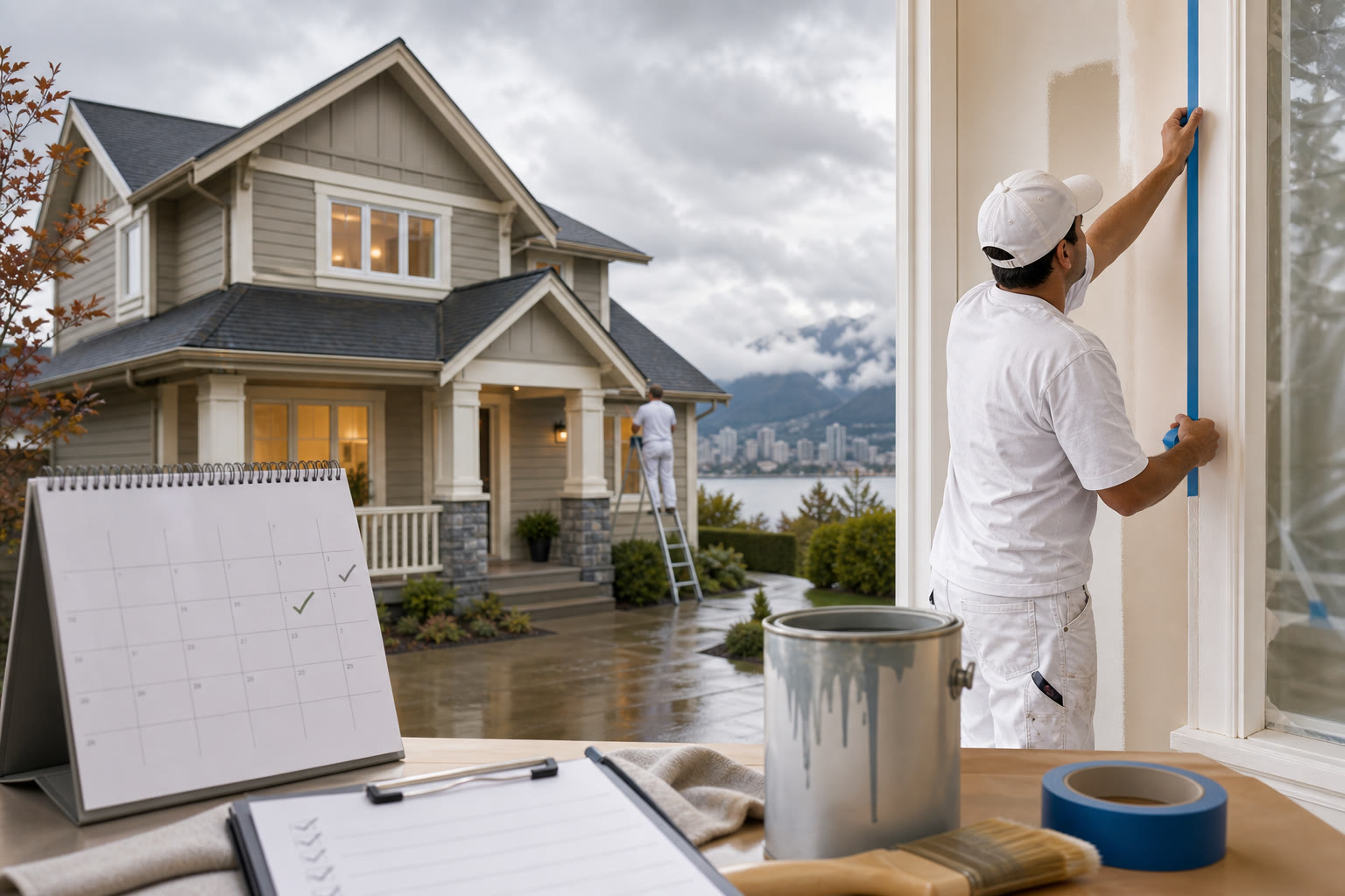 How Long Does House Painting Take in Vancouver?
