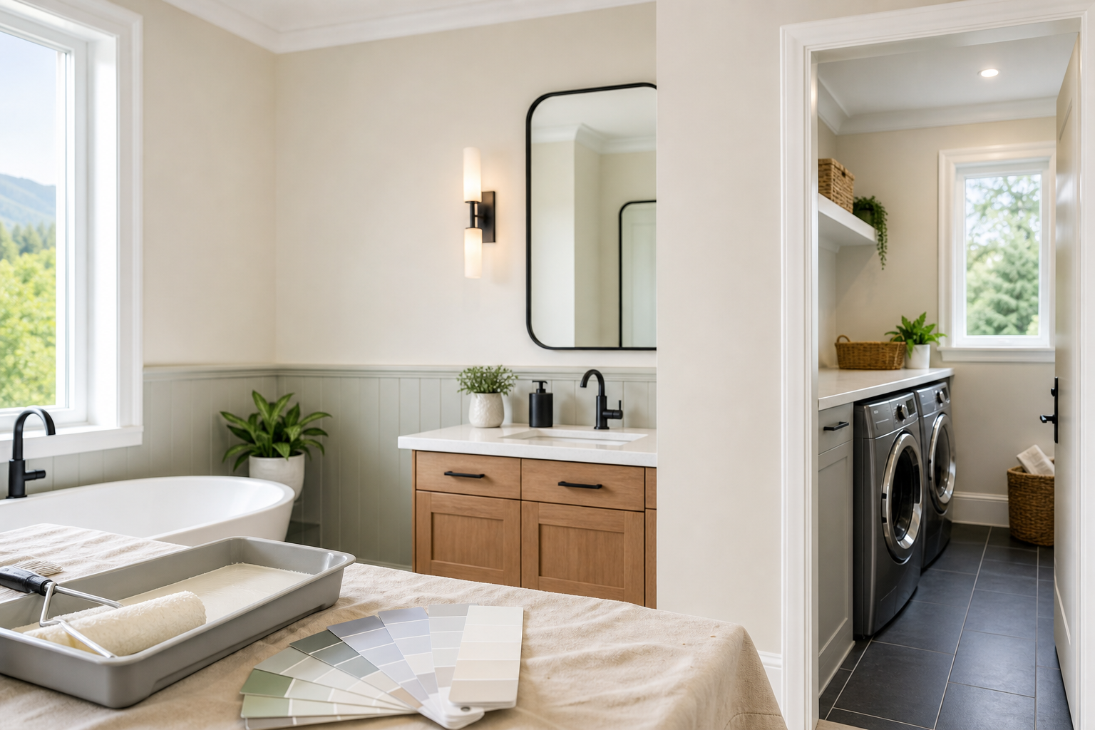 Moisture-Resistant Interior Paint for Vancouver Bathrooms, Kitchens, and Basements